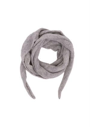Misty knit scarf Grey Melange Neo Noir 